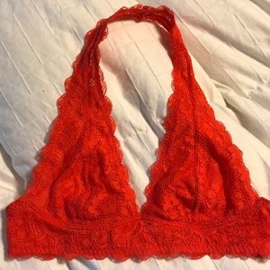 Free people bralette size M blood orange